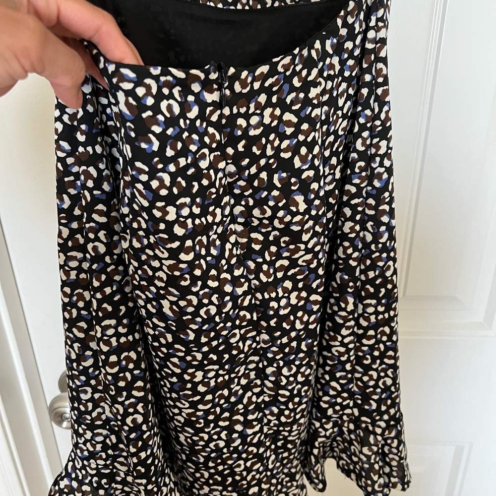Leith Mini Leopard Ruffle Open Back Mini Dress - Picture 8 of 12